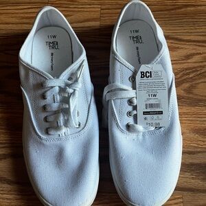 White sneakers